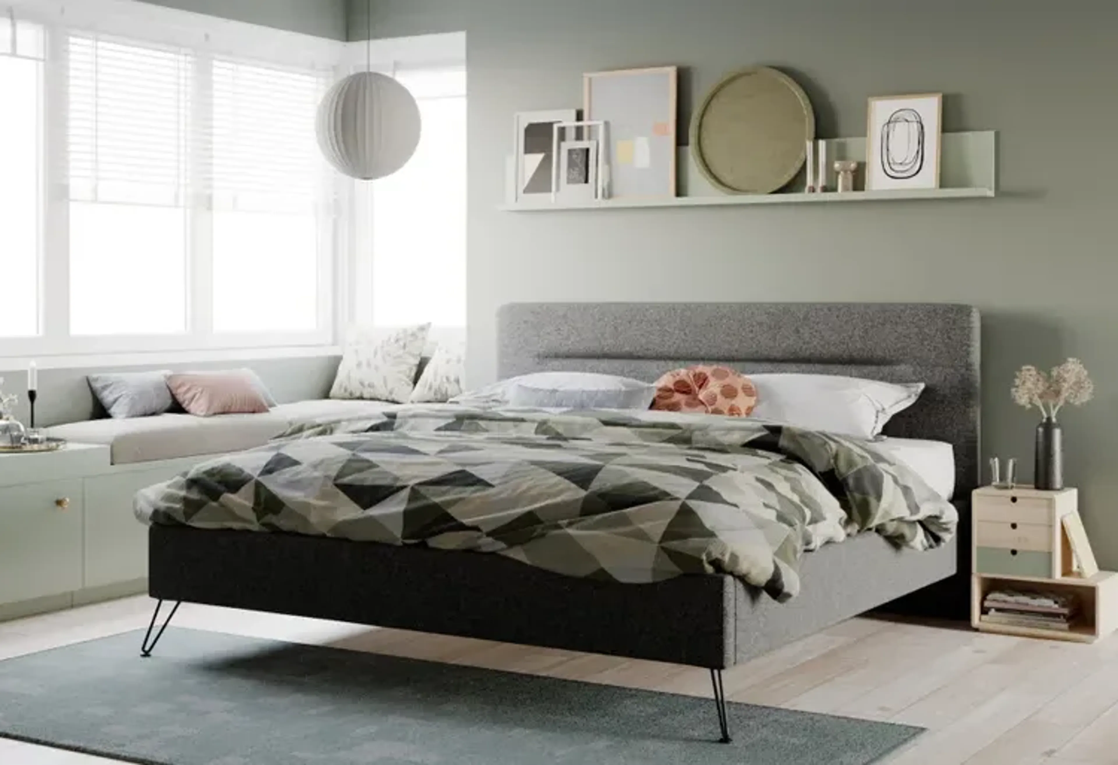 Gestoffeerd Bedframe Online-Only Dream Comet