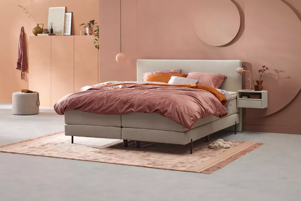 Kleurrijke roze slaapkamer