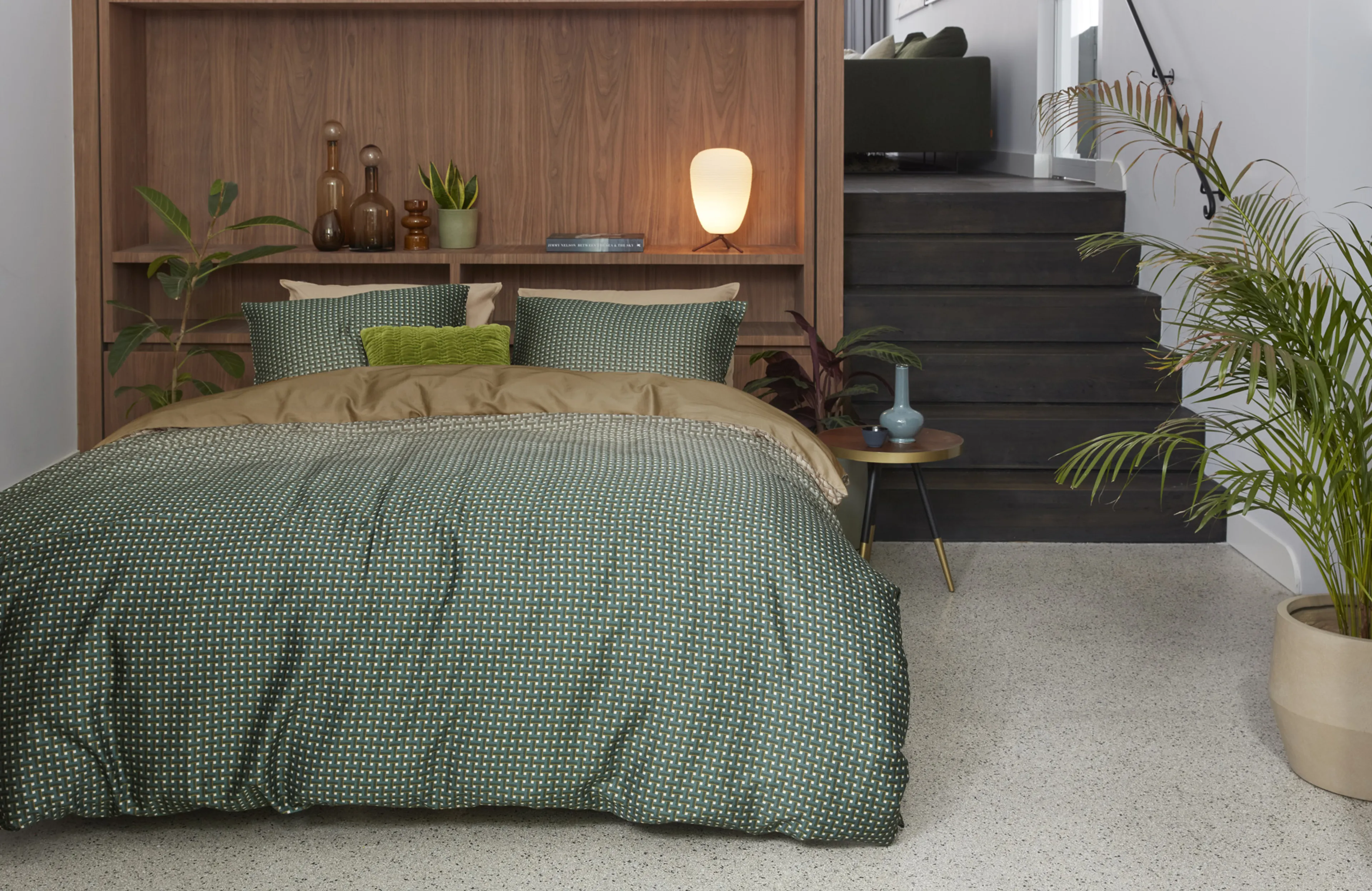 Beddinghouse Alvaro Dekbedovertrek Green