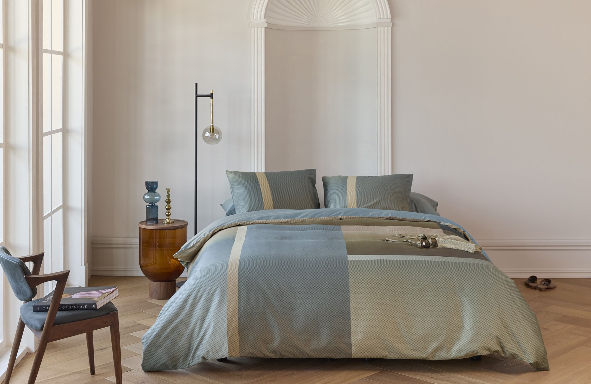 Kardol by Beddinghouse Sloan Square Dekbedovertrek Blue Grey